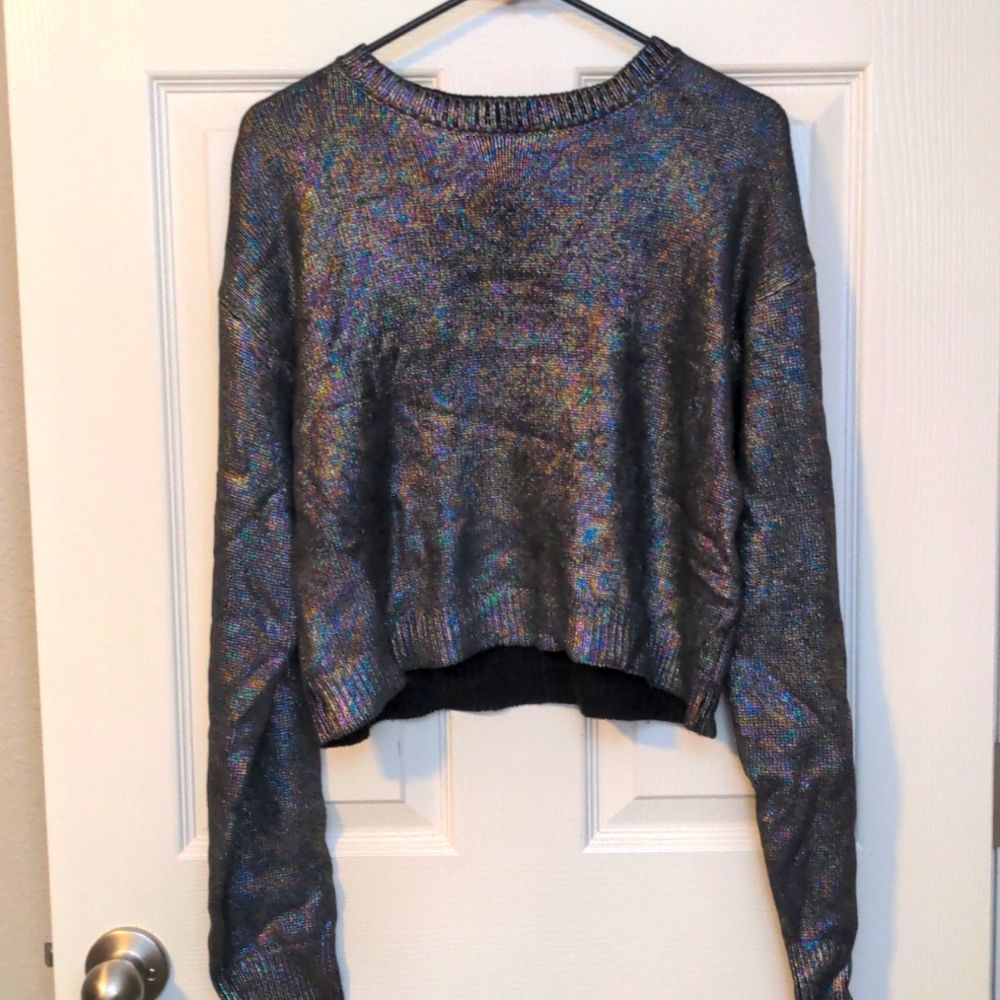 Iridescent sweater